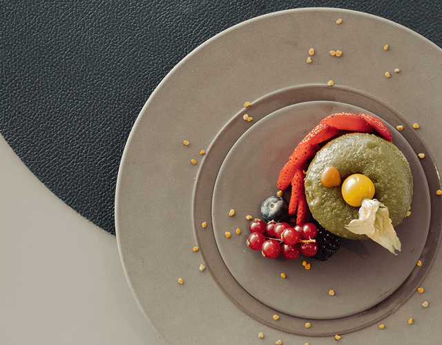 Matcha cake dessert